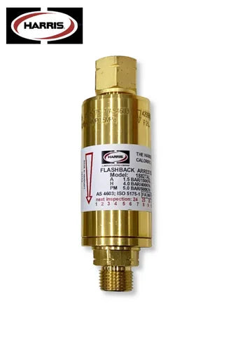 HARRIS HI-FLOW FLASH ARRESTOR - ACET/LPG (REG END)