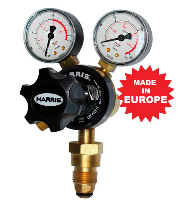 HARRIS REGULATOR OXYGEN 730 0>1000KPA VERTICAL ENTRY