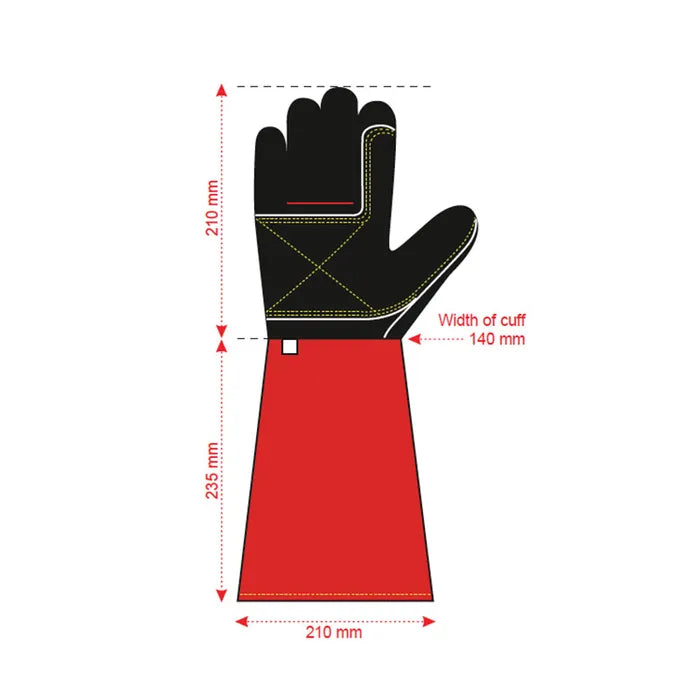 GLOVES LEATHER FOR THERMIC LANCING